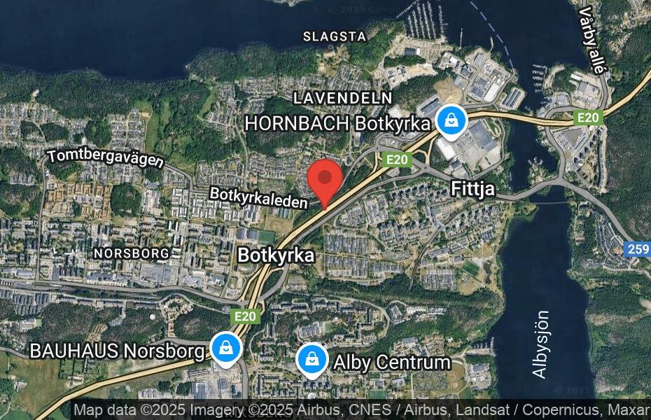 Händelseplats, Google Maps