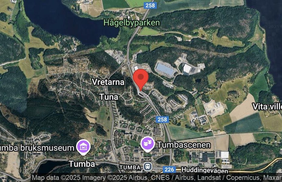 Händelseplats, Google Maps