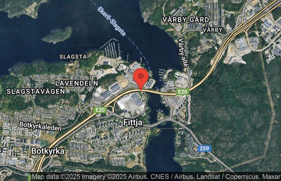 Händelseplats, Google Maps