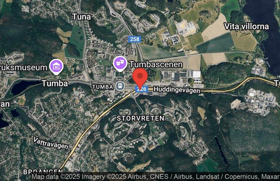 Händelseplats, Google Maps