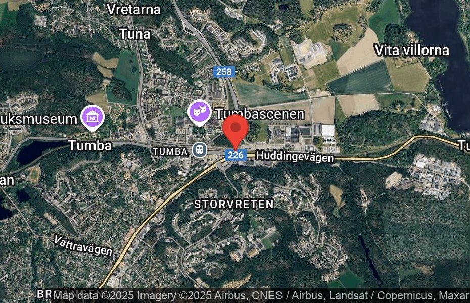 Händelseplats, Google Maps