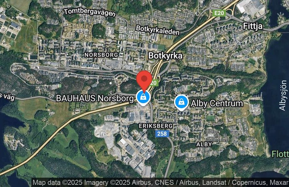 Händelseplats, Google Maps