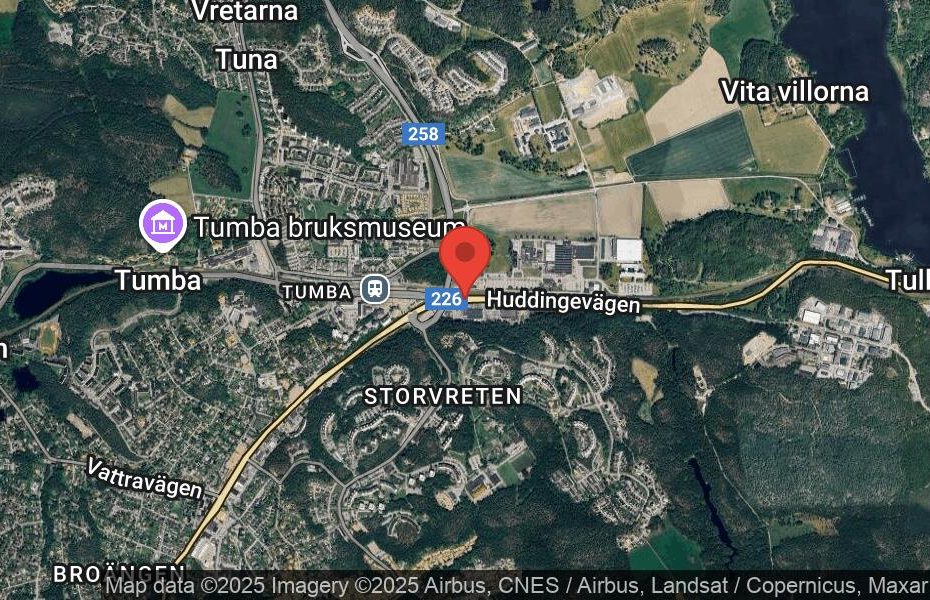 Händelseplats, Google Maps